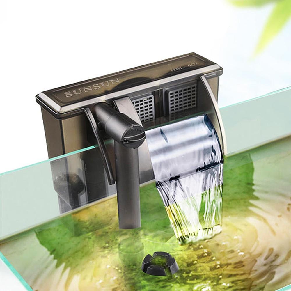 Hang-On Aquarium Skimmer Cascade Filter Aerates 300L/H