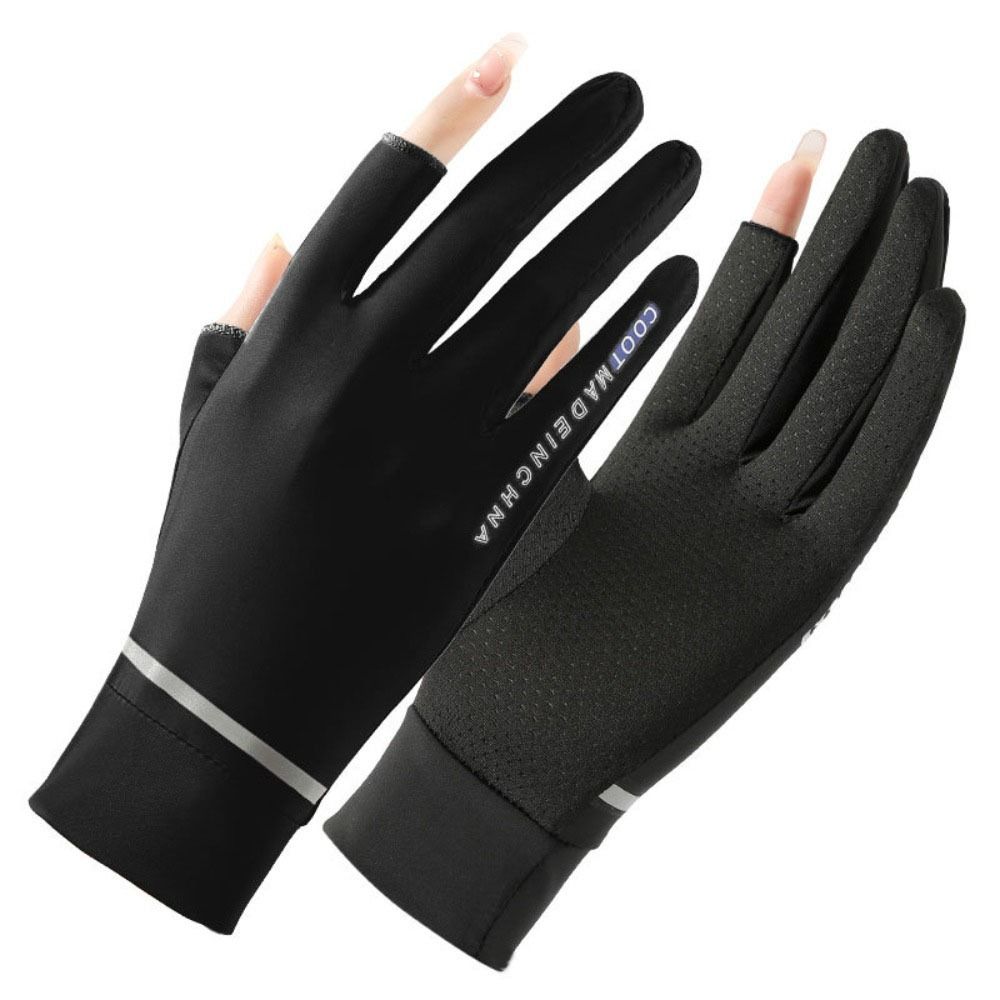 Sexy Cycling Equipment Outdoor Touch Screen Mitten Driving Sun Protection Gloves Sunscreen Gloves