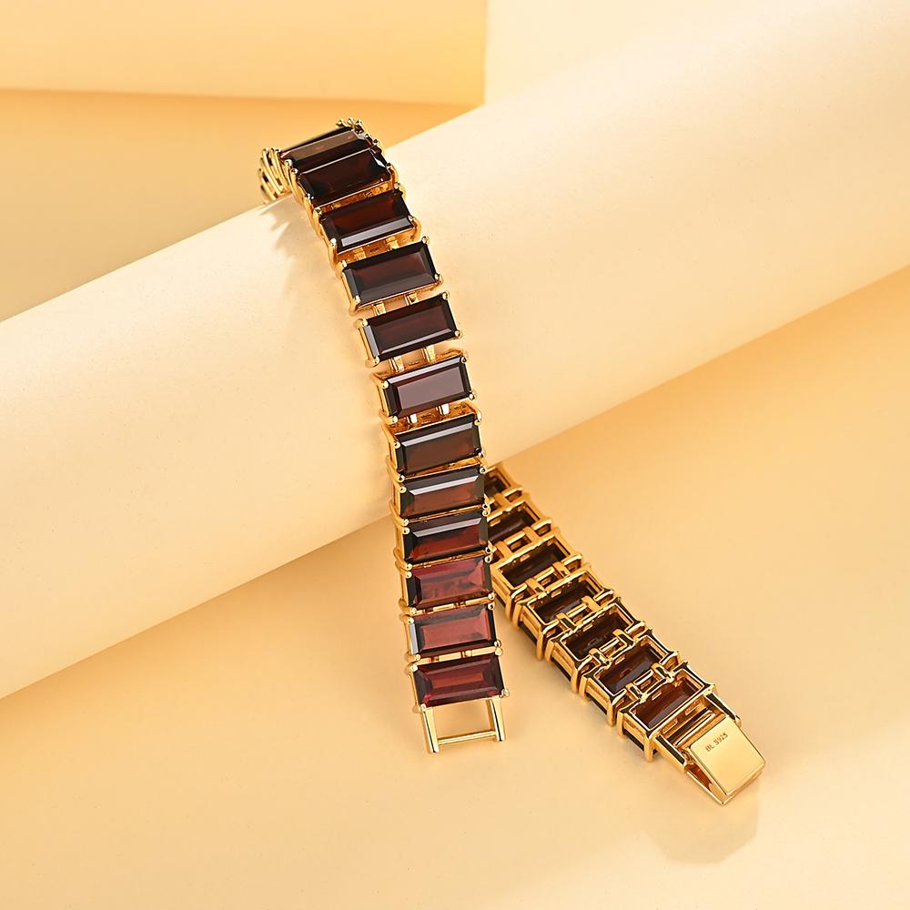 Большой широкий браслет из натурального красного граната, драгоценный камень, серебро 925 пробы, ювелирные украшения для женщин, драгоценный подарок для мамы