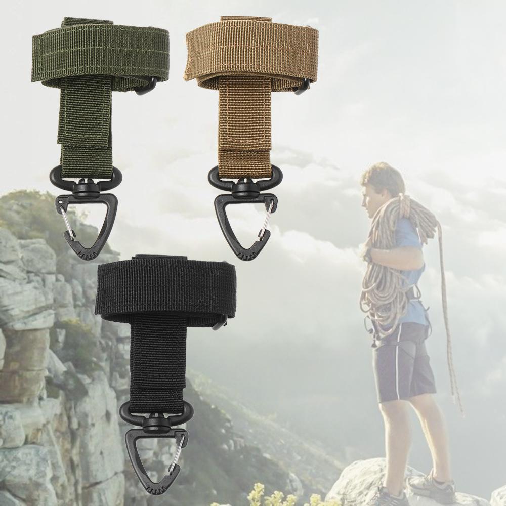 Outdoor Anti-lost Safety Rope Storage Climbing Glove Hook Hanging Buckle
