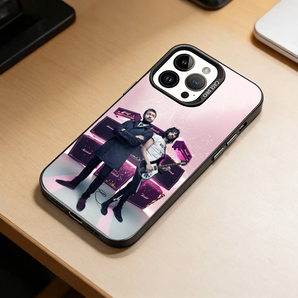 KK-Kasabian Phone Case For iPhone 17,16,15,14,13,12,11 Plus,Pro Max,XS,Colorful Silver Black Cover