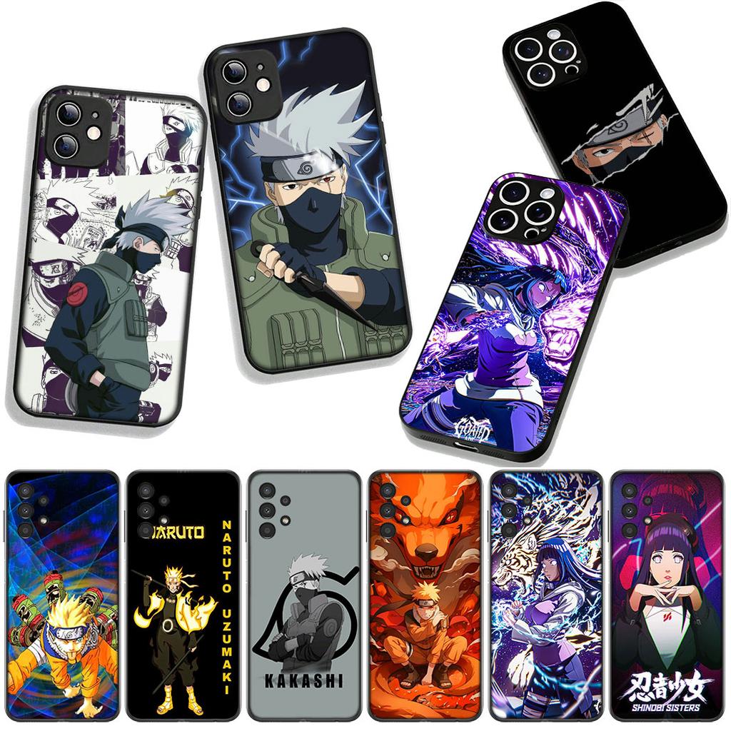 Для Samsung Galaxy A36 A17 A26 A07 A35 A54 A53 A13 A33 A34 S8 S9 S20 S21 FE S10 Plus Чехол-кейс Хюга Хината Какаши Наруто