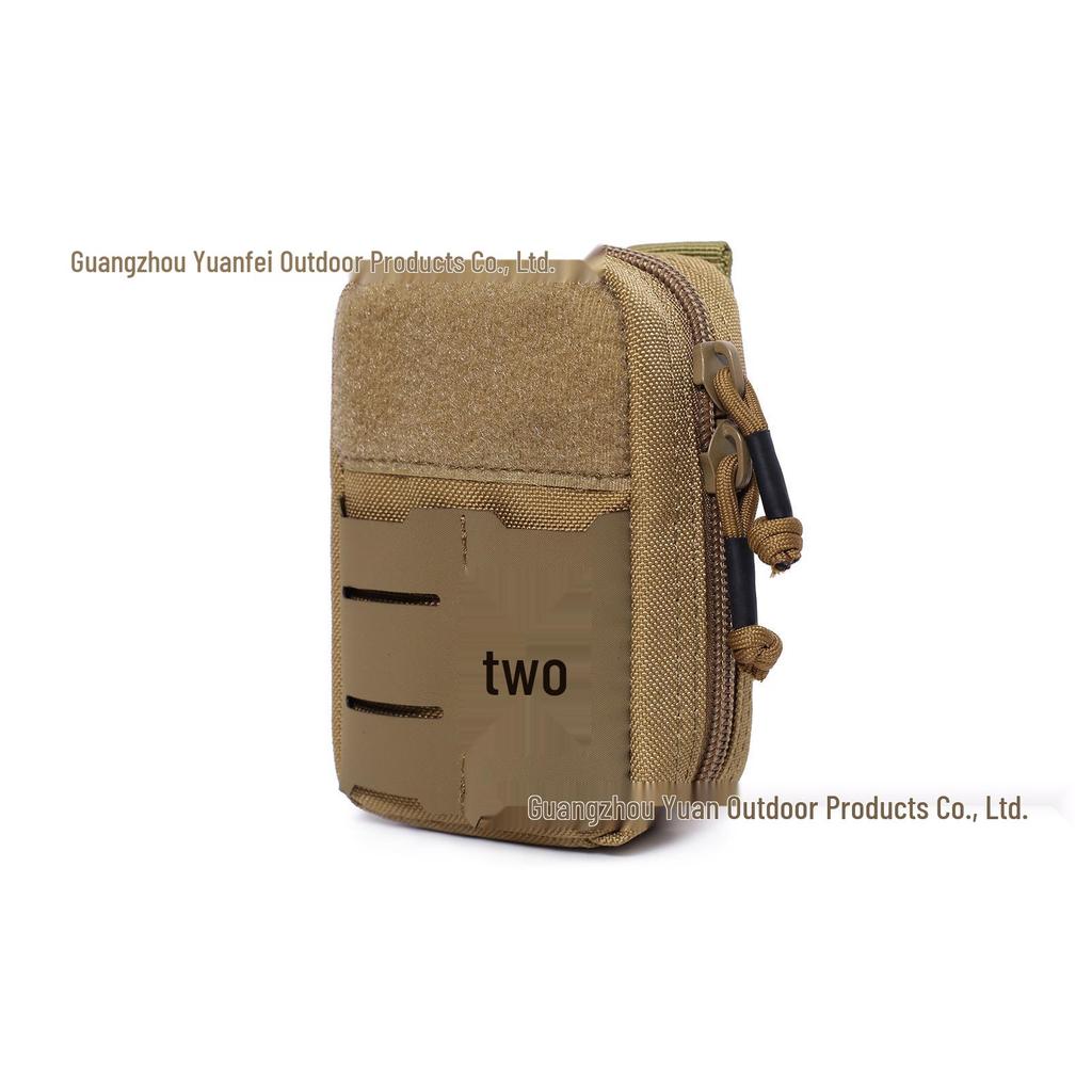 Compact Tactical Medical Kit Waist Pack - MOLLE Compatible Storage Bag