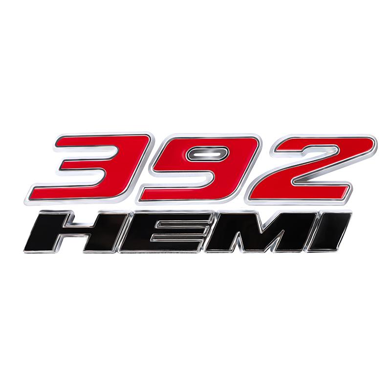 1 шт. 3D металлические наклейки багажник автомобиля 345 392 эмблема HEMI для Dodge Challenger Ram Charger Caliber Journey Caravan Chrysler Dart