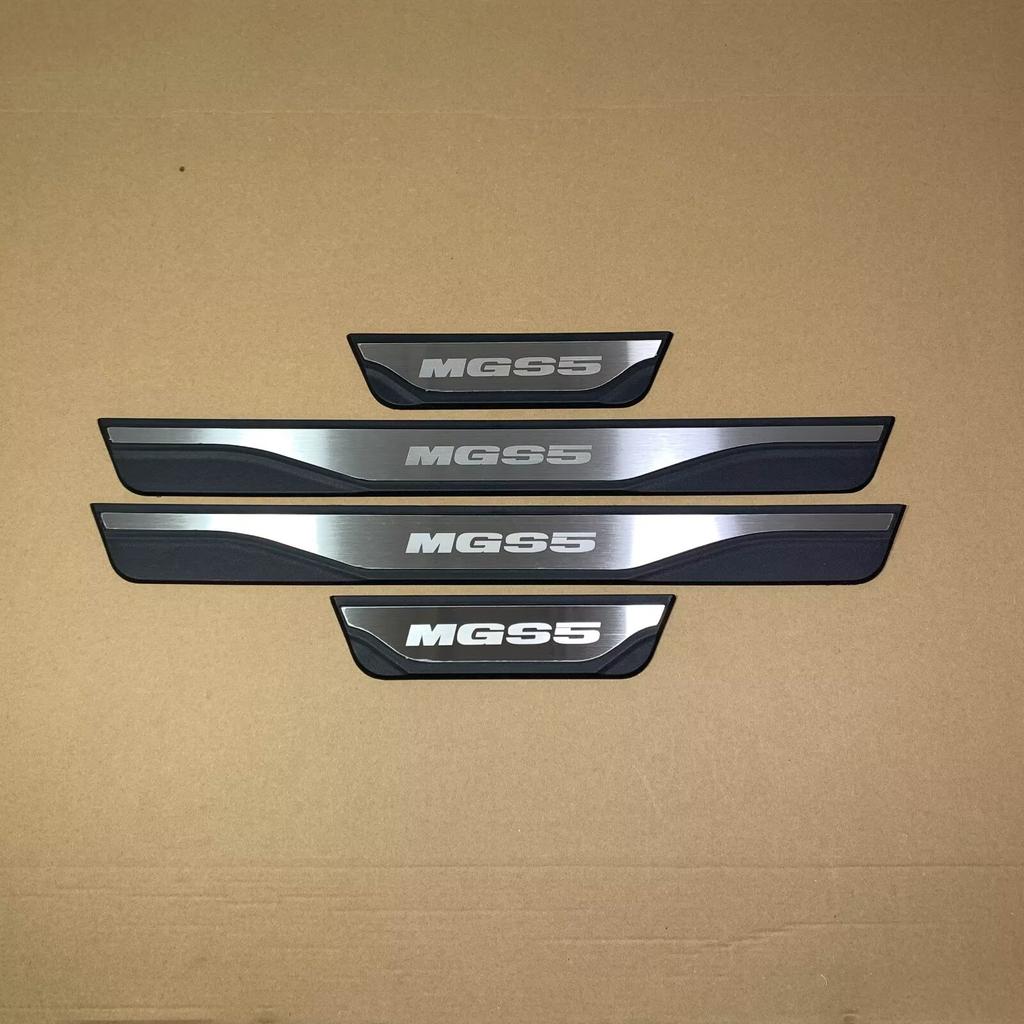 Для MGS5 MG S5 EV 2024 2025 2026 2027 Автозапчасти Накладка на порог Защитная накладка на порог Защитный протектор Накладка на педаль Стайлинг автомобиля Аксессуары