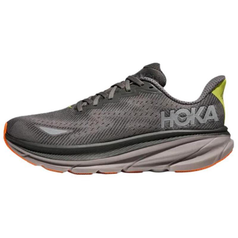 HOKA One One Clifton 9 Износостойкие Беговые Кроссовки Мужские Серые Кроссовки 1141470F-ALTG