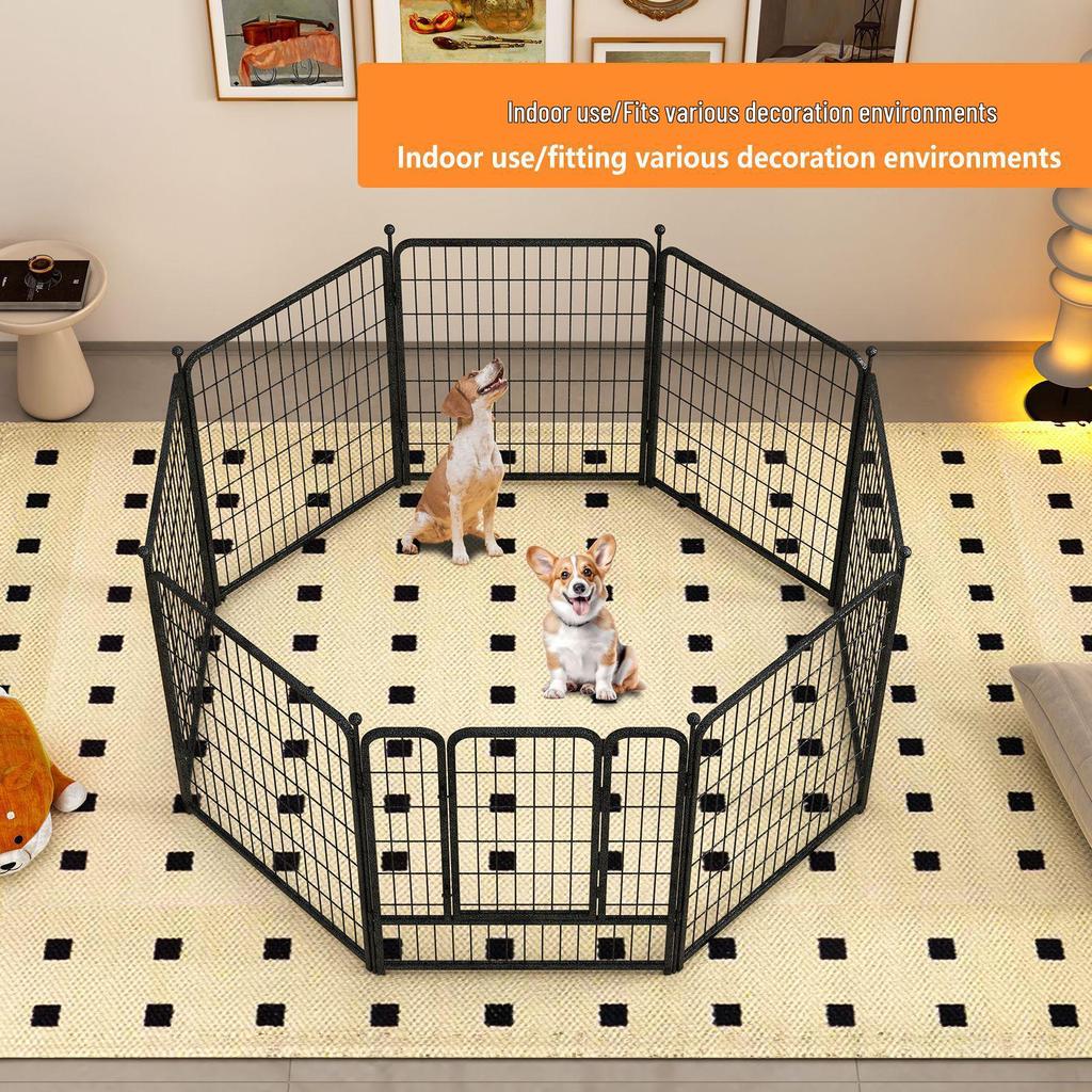 Portable Dog Playpen Yard Fence for Camping and RVs