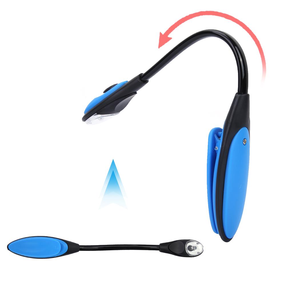 1E02 Universal Flexible Clip On LED Light Lamp For Orchestra Piano Music Stand