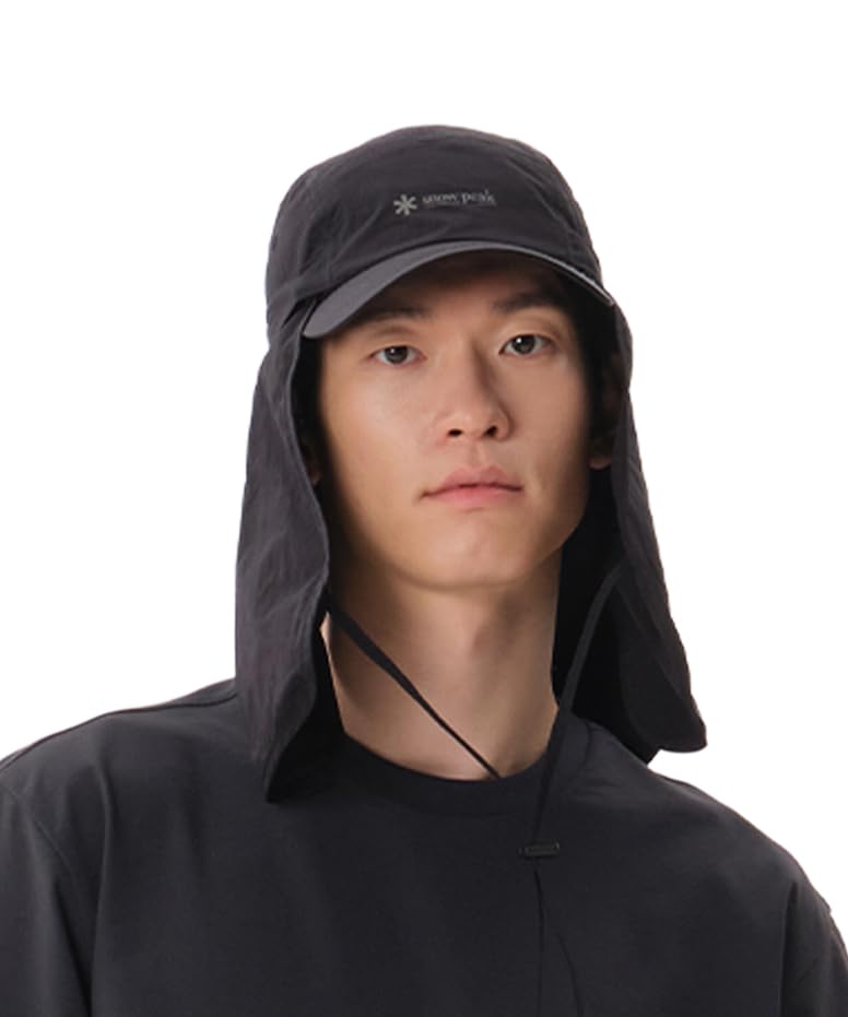 Snow Peak Кепка для кемпинга с козырьком, головной убор, кепка, шляпа для мужчин и женщин, размер M, GS-S25MUFCC76, черный,