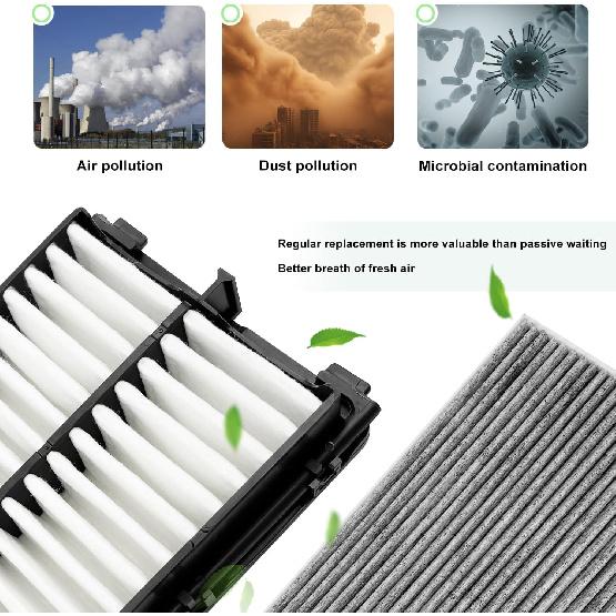 JOJOMARK Cabin And Engine Air Filter Set Fits For -25 K5, -25 Sportage, -25 Sorento, -25 Santa Cruz, -25 Sonata, -25 Santa Fe, -25 Tucson,