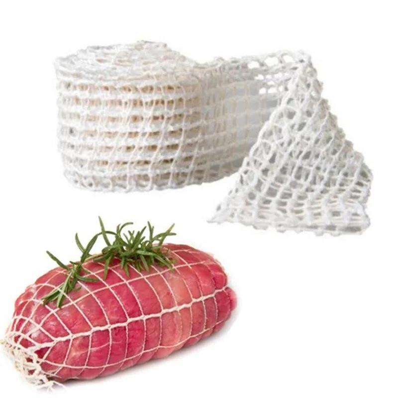 3/5/8m Cotton Meat Net Ham Sausage Net Butcher's String Sausage Roll Hot Dog Sausage Casing Packaging Tools Meat Cooking Tool