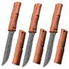 Damascus Pattern Kitchen Knives Boning Paring Knife Meat Cleaver Barbecue Cutting Fishing Fruit Utility Knife Cooking Tools