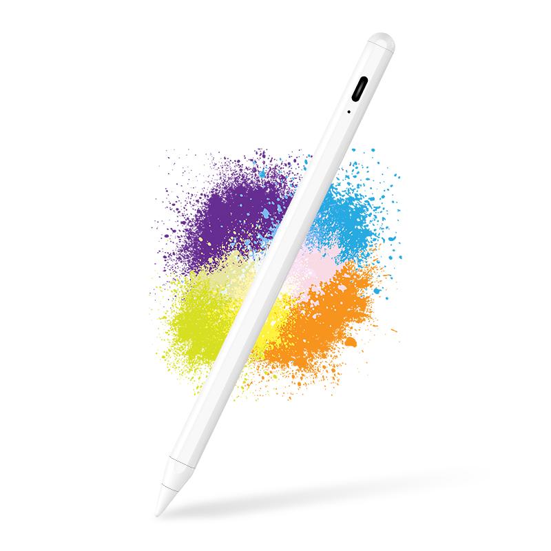 Anti-mistouch Active Capacitive Touch Pencil Tilt Angle Sensing Replaceable Nib Stylus Pen  for Tablet