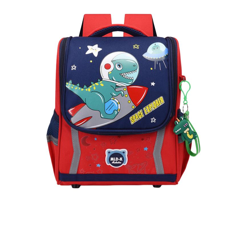 2024 Новая модная маленькая школьная сумка с космическим космонавтом, многослойная водонепроницаемая детская школьная сумка большой емкости с принтом, рюкзак