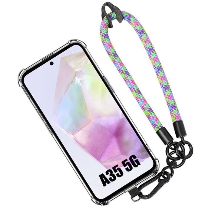 Coque de protection - PROSHOP - pour Samsung Galaxy A35 5G - Antichoc - Silicone - Bracelet amovible