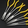 11inch Multifunctional Straight Bent Tip Long Nose Pliers Mechanics Hand Tool
