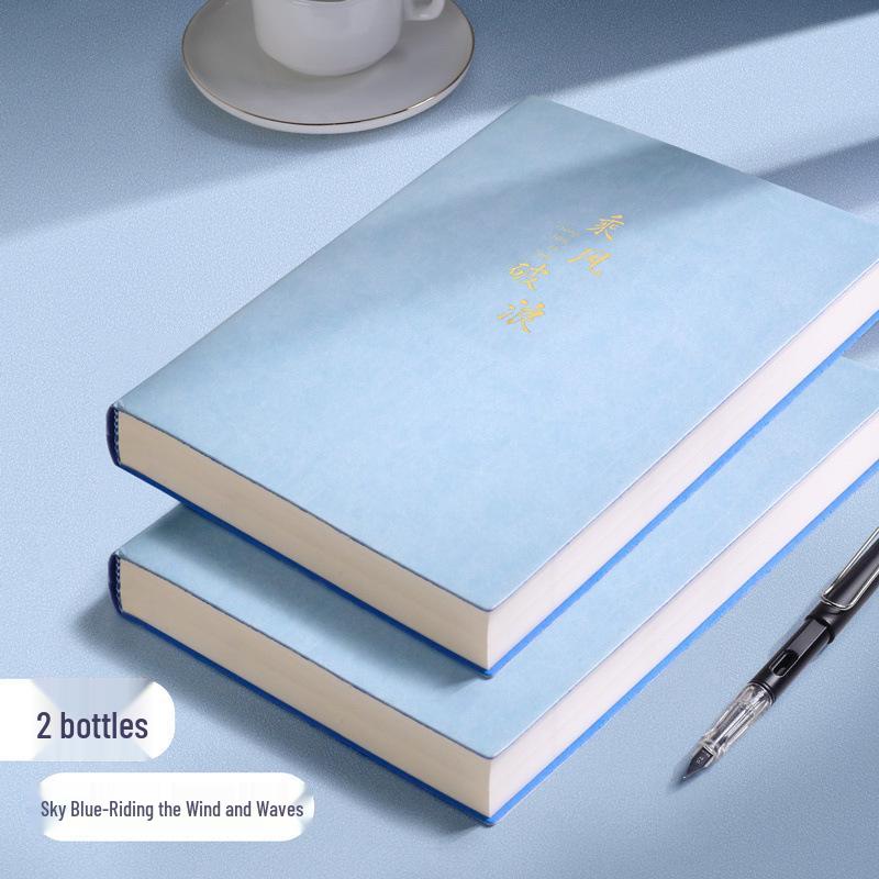 Очень толстый кожаный блокнот для подготовки к экзаменам в аспирантуре – большой и прочный.