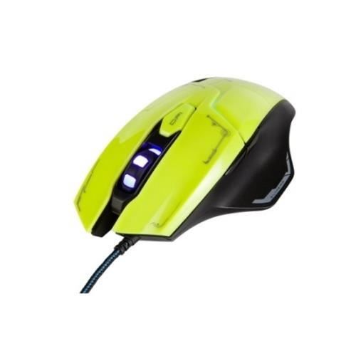 E-blue Mazer M642, Droitier, Optique, USB, 2500 DPI, 149,5 g, Vert