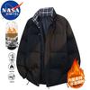 Мужская зимняя стеганая куртка в клетку NASA MARVEL
