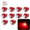 10Pcs 5050 1SMD T5 B8.5D Gauge LED Indicator Bulbs Dashboard Side Interior Dash Lights Car Lights