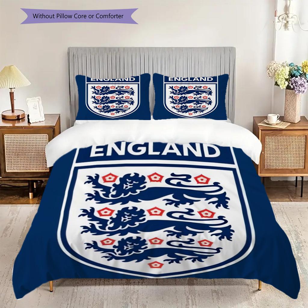 Porto Football Club Emblem Bedding (1 * duvet cover + 2 * pillowcase, without core) 2D Flat Christmas birthday gift Duvet cover and pillowcase