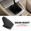 Dust Cover Case PU Leather Gaiter Boot Cover Car Gear Shift Knob Gaiter Boot Cover Case for Ford Focus 2005-2017 Accessories