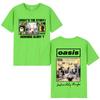 O-Oasis T-Shirts British Rock Band Vintage T-shirt Mens Clothing Cotton Casual Short Sleeve T Shirts Tops Streetwear Fans Gift