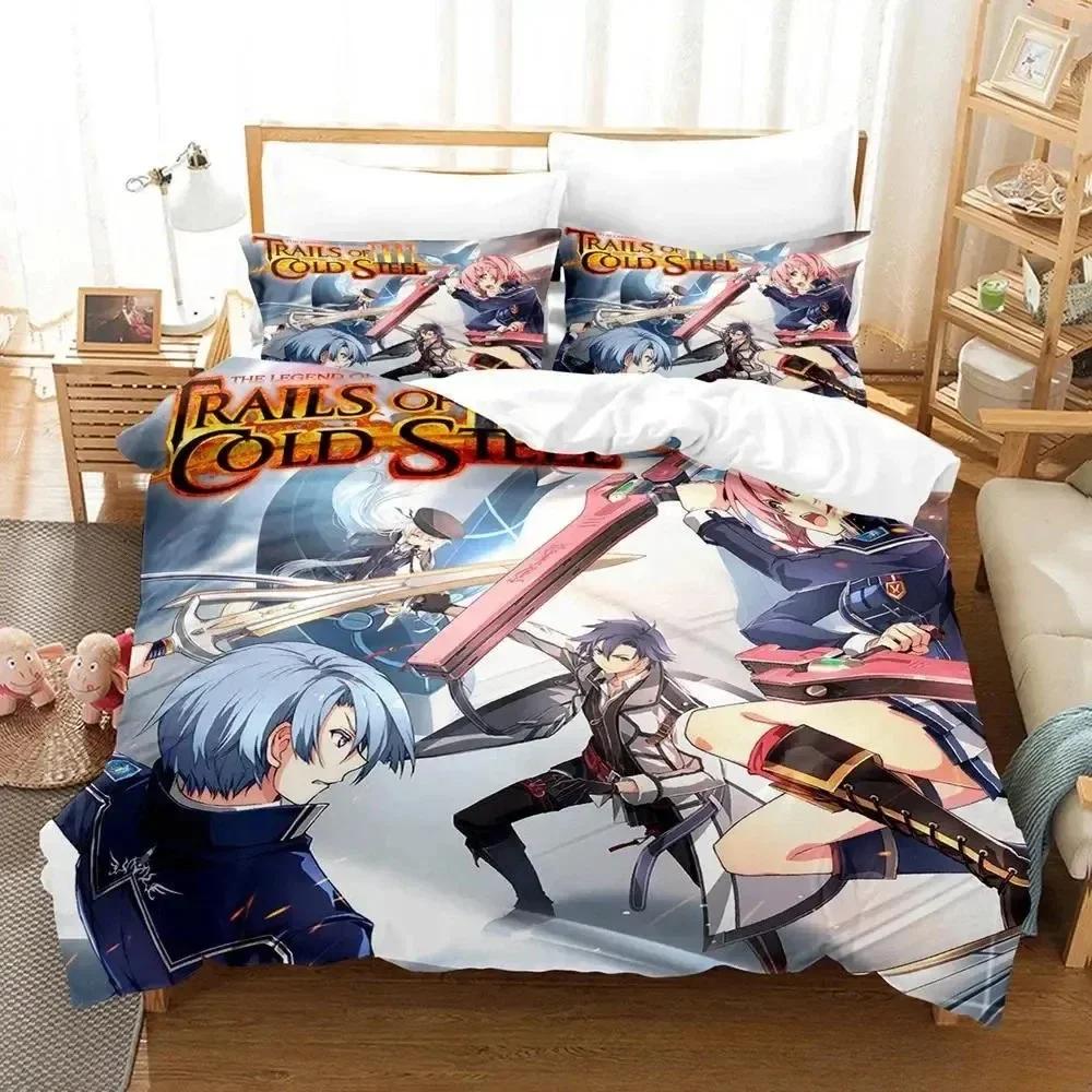 Набор постельного белья The Legend Of Heroes Trails Of Cold Steel Односпальный Полуторный Полный Евро Кинг-сайз Комплект для кровати Взрослый Детская Спальня Пододеяльник