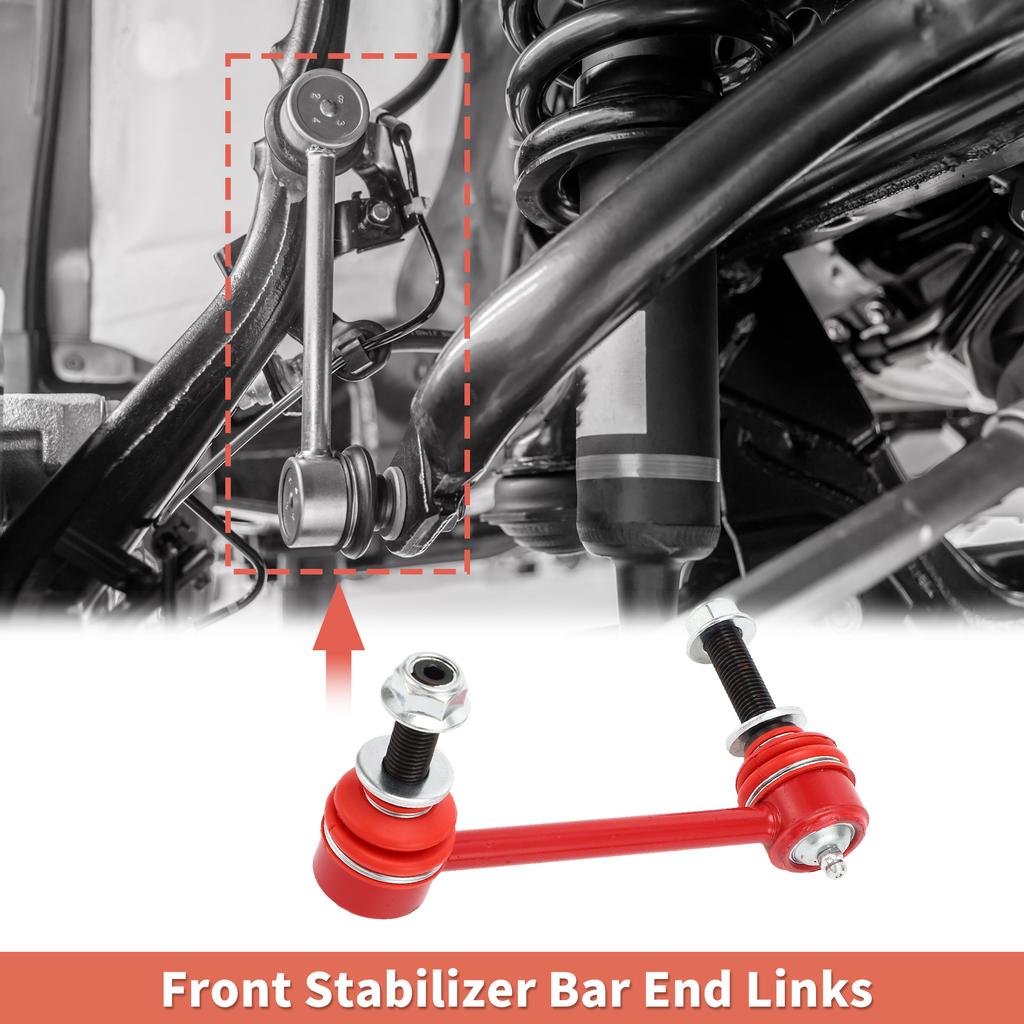 UXCELL 2pcs Front Sway Bar Links Stabilizer Link Kit for Toyota Tacoma 2WD 4WD 05-17