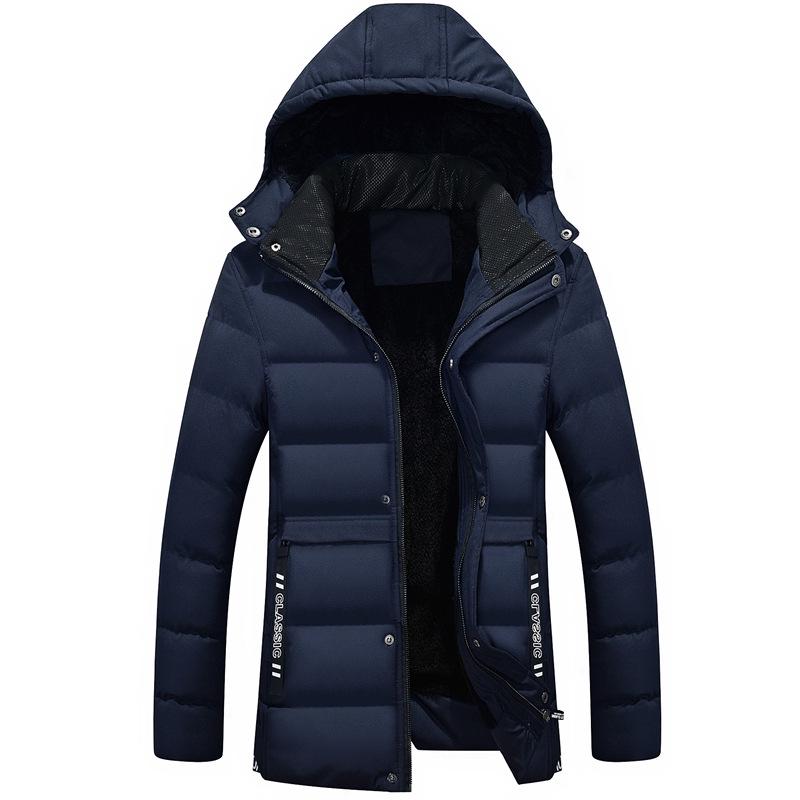 Men's Winter Jacket and Coat Cotton Coat Parka Jacket Men's Windproof Thick Warm Man's Jacket