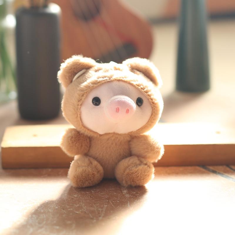 Cute Cute Transformed Pig Pendant Plush Toy Doll Cartoon Bag Hanging Ornament Keychain Doll Doll