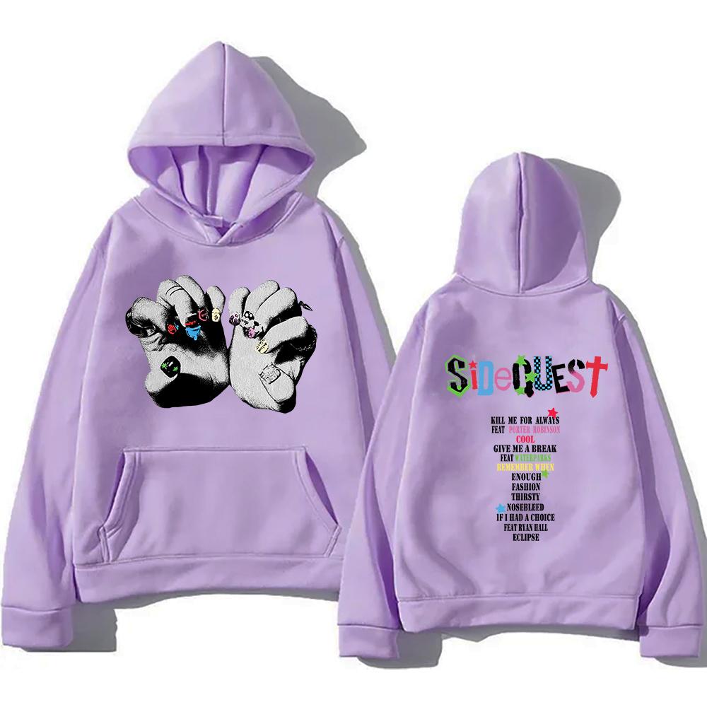 5 Seconds of Summer Michael Clifford Hoodie 2025 Album SIDEQUEST Men/women Hoodies Harajuku Winter Clothes Pullover Sweatshirt