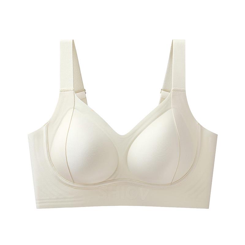 Бесшовный бюстгальтер с мягкой поддержкой, предотвращающий провисание, с гелевой спинкой для женщин - Большой размер