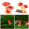 Miniature Resin Mushroom Figurine Decorative Mini Sculpture for Home Garden Yard Lawn Decoration Accessories