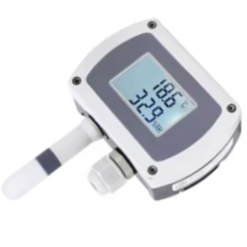 A25F-RS485 Modbus Датчик-передатчик температуры и влажности Настенный с дисплеем Монтаж на DIN-рейку
