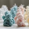Cute Angel Scented Candle Silicone Mould for Cake Chocolate Ornament Mold Angel Winged Handmade Soap Candle Making Resin Molds