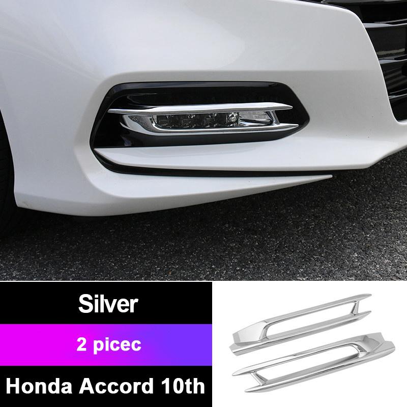 Для Honda Accord 10-го поколения 2018 АБС Карбон Автостайлинг Передняя Противотуманная Фара Лампа Декоративная Накладка Молдинг Рамка Наклейка Полоса