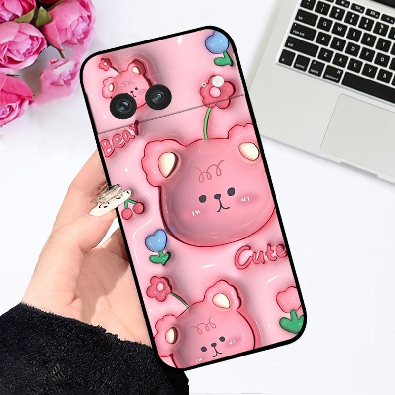 Чехол для Google Pixel 7 Pro PIXEL 7A 6 6A Модный ТПУ Силиконовый Чехол для Телефона Для GOOGLE Pixel 8 Pro 8A 5G Ударопрочный Бампер Чехлы