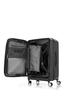 American Tourister Frontec Spinner 54/19 Expandable Suitcase, Carry-on Size, 38L, 54cm, 3.1kg, 25cm, Jet Black, One Size