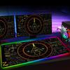 Гравити Фолс Мультфильм Билл Шифр RGB Игровая Клавиатура Мышь Коврик для Стола Большой Светящийся LED Коврик для Стола Натуральная Резина Игровой Компьютер Коврик для Мыши