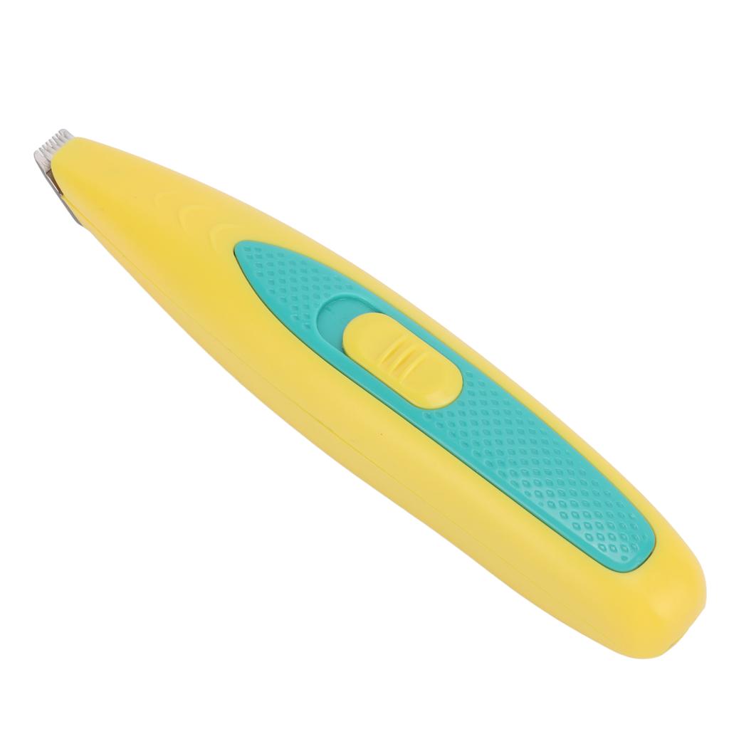 Pet Foot Hair Trimmer USB Rechargeable Low Noise Pet Electric Clipper with Brush for Face Eyes Ears Paws