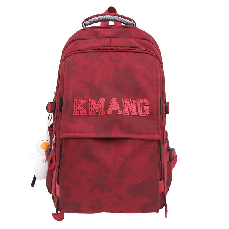 Trendy Graffiti Backpack for Junior High To College Students - Unisex, Large Capacity, Double Shoulder