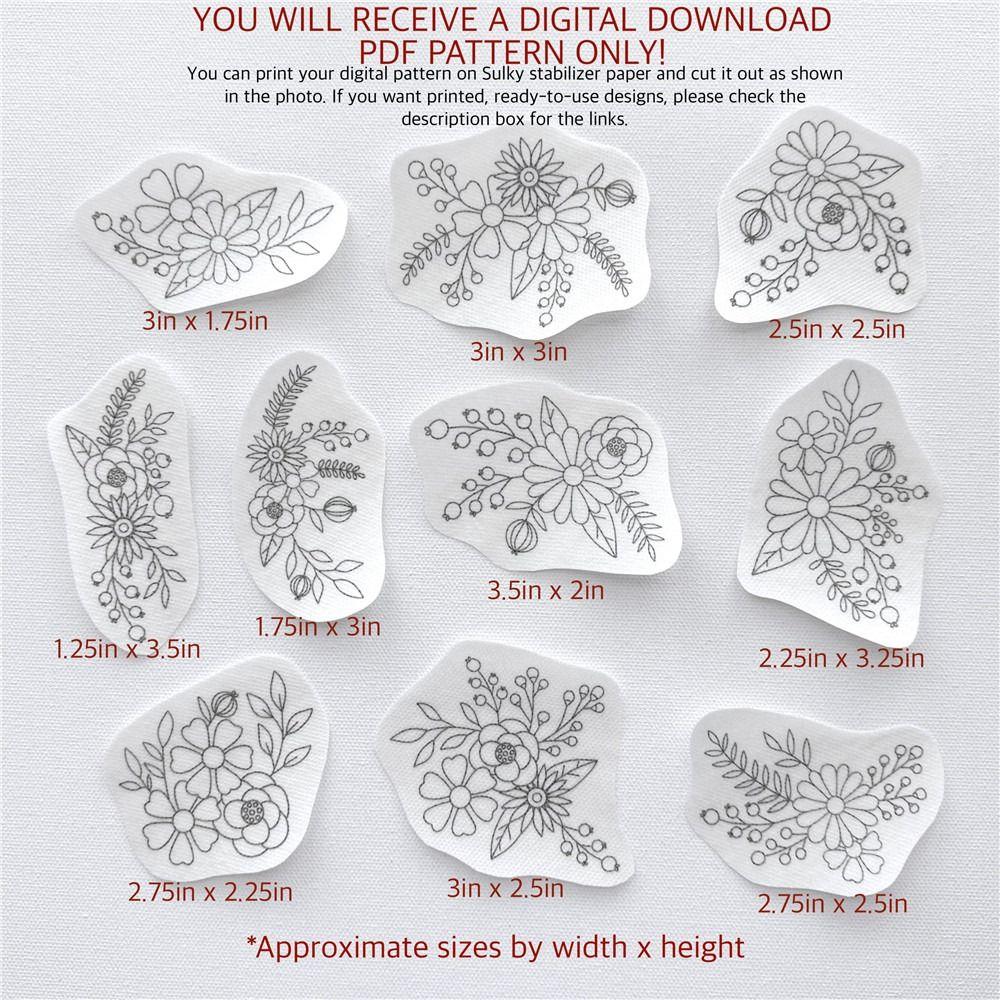 Новые цветы и океан вышивка узор стежок вышивка бумага DIY ручная работа ручное шитье стабилизаторы швейные принадлежности