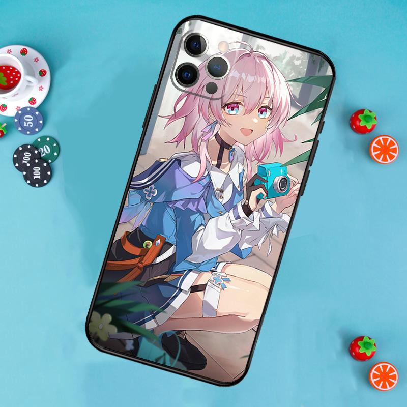 7 марта Honkai Star Rail Чехол для телефона для iPhone 16 15 13 14 12 11 Pro Max X XR XS Max 14 Plus Мягкий чехол