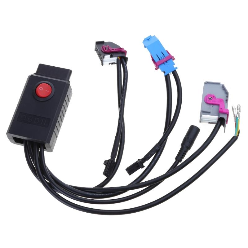 Эффективный кабель MQB Cluster 12 В, силовой тестовый кабель, универсальный тестовый кабель 12 В, прочный для приборных панелей транспортных средств