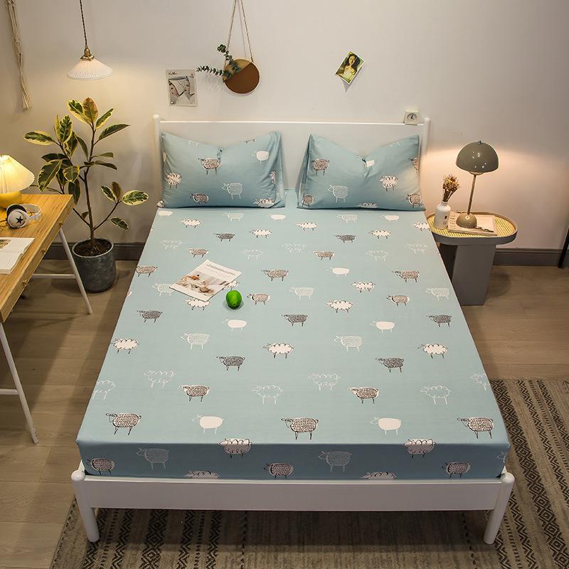 Хлопковая наволочка для шапки-кровати, трехсекционный защитный чехол Simmons, нескользящий наматрасник