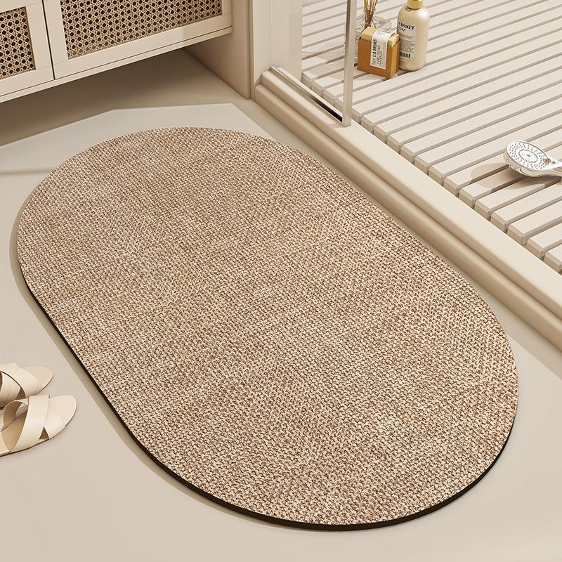 Коврик для унитаза Нескользящий Впитывающий Быстросохнущий Диатомовый Грязевой Туалетный Коврик Для Домашней Ванной Комнаты Коврик Для Туалета