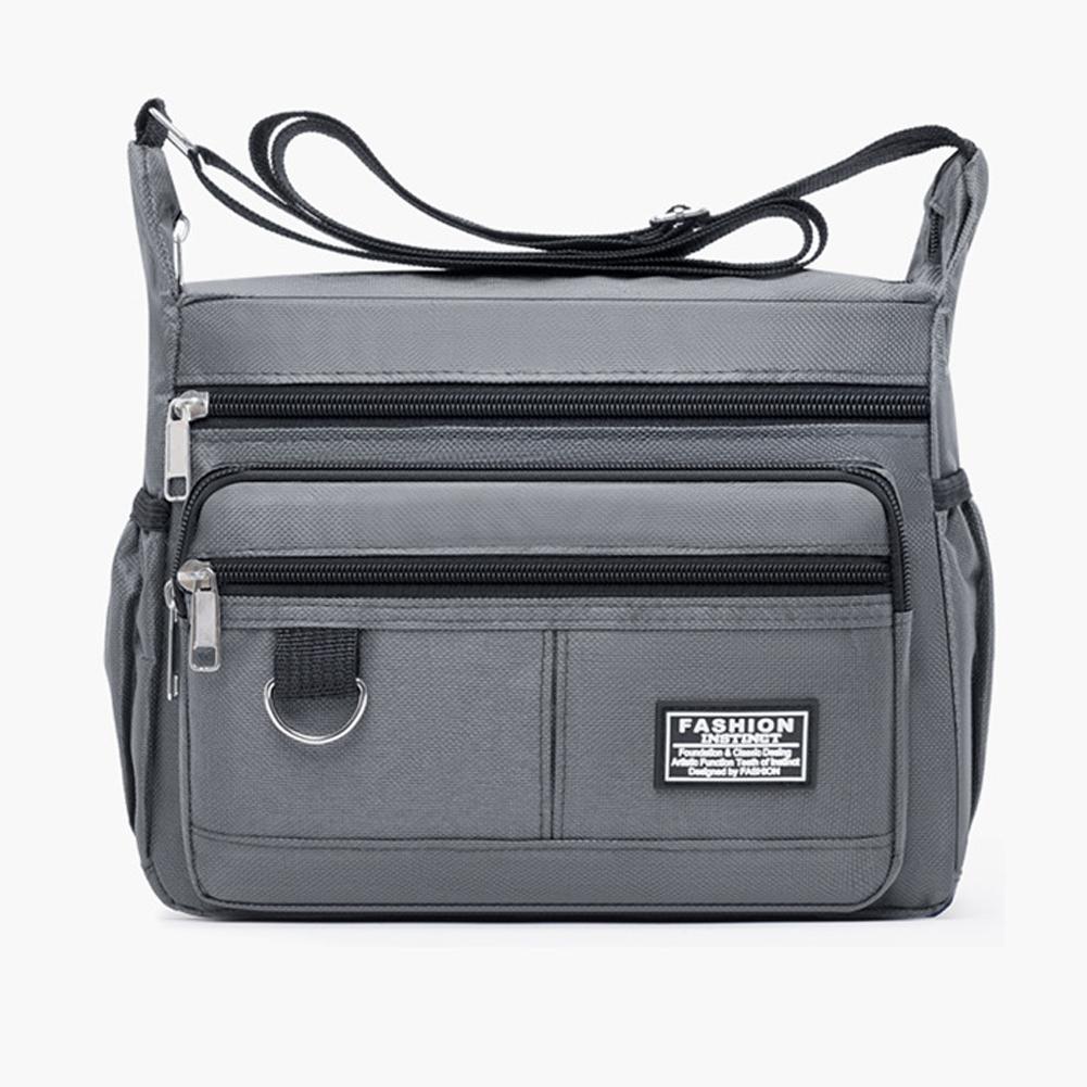 Multi-pocket Men's Crossbody Bag Oxford Cloth Shoulder Office Classic Leisure Multi-layer Bag T C2O2
