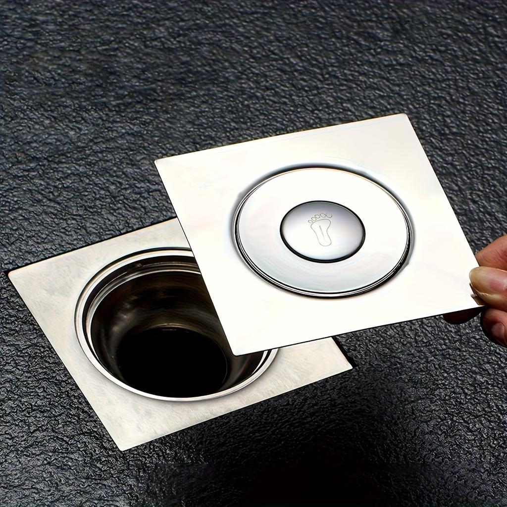 Крышка слива для ванной - Металлическая отделка, Защита от засоров, Дизайн с гладкими краями, Быстрый слив для душевых кабин и ванн, Идеально для ремонта и новых установок