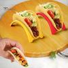 6/12Pcs Taco Holder Food Grade BPA-Free Oven Dishwasher Safe Stackable Colorful Individual Serving Chicken Roll Hard Taco Shell Stand Kit